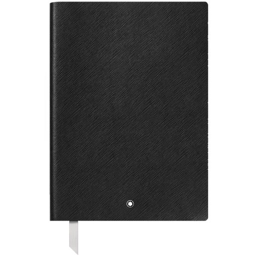 Black #163 Fine Stationery Lined Notebook