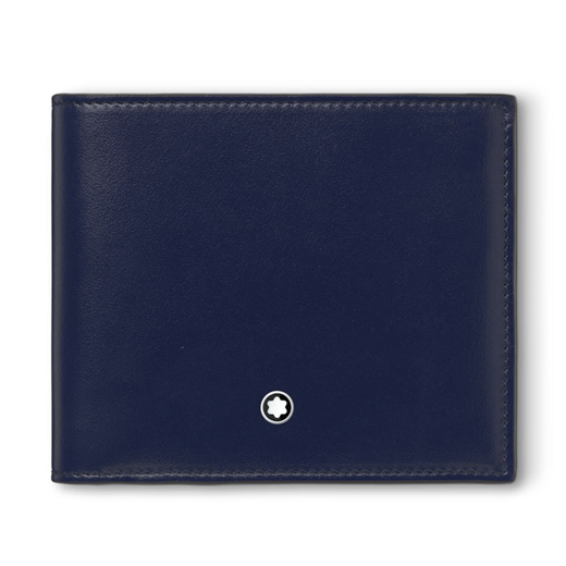 Meisterstück 4CC Ink Blue Wallet with Coin Case