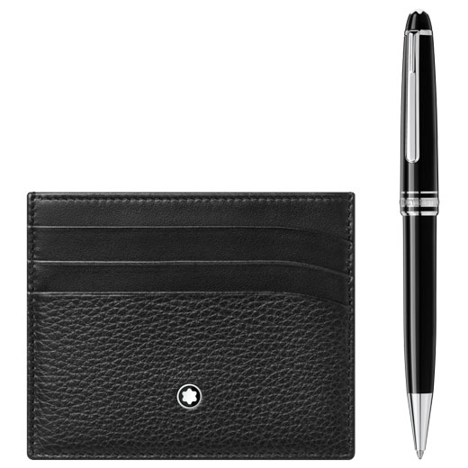 Meisterstück Classique Ballpoint Pen & Meisterstück Soft Grain Pocket Set