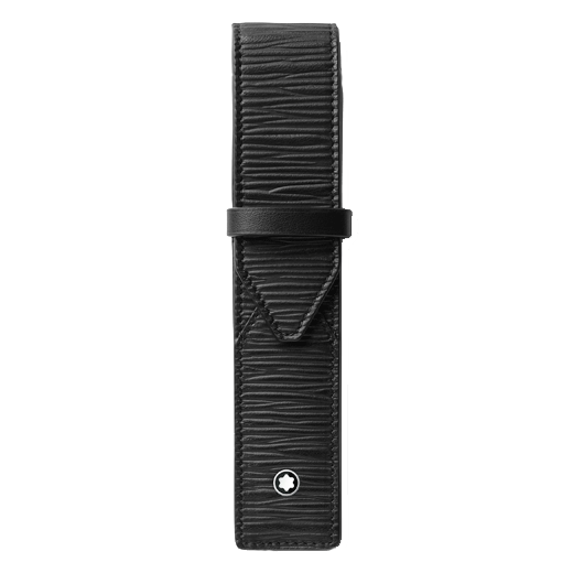 Meisterstück 4810 Black Textured Leather Pen Pouch