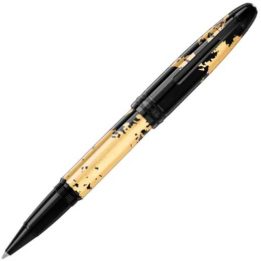 Meisterstück Solitaire Calligraphy Gold Leaf Rollerball Pen
