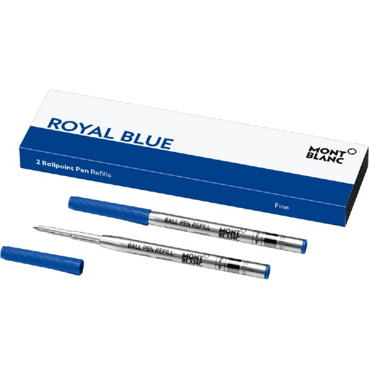 Royal Blue Ballpoint Refills (F)