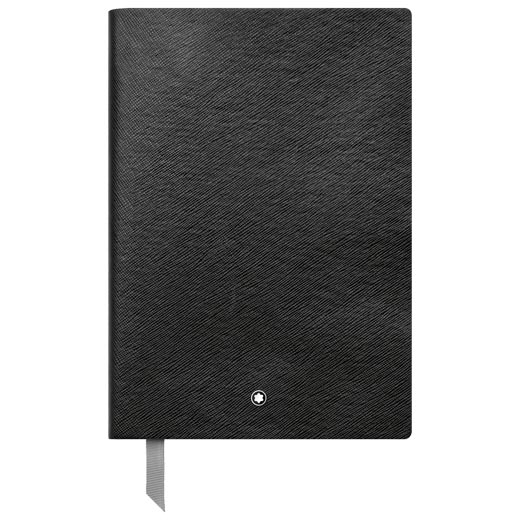 Black #146 Fine Stationery Lined Notebook