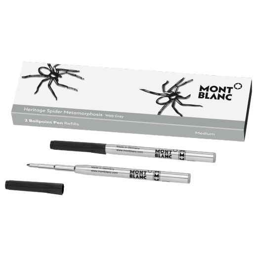 Heritage Spider Grey Ballpoint Refills (M)