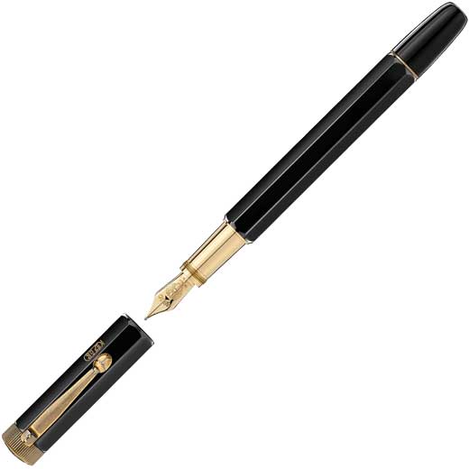 Heritage Egyptomania Black Fountain Pen