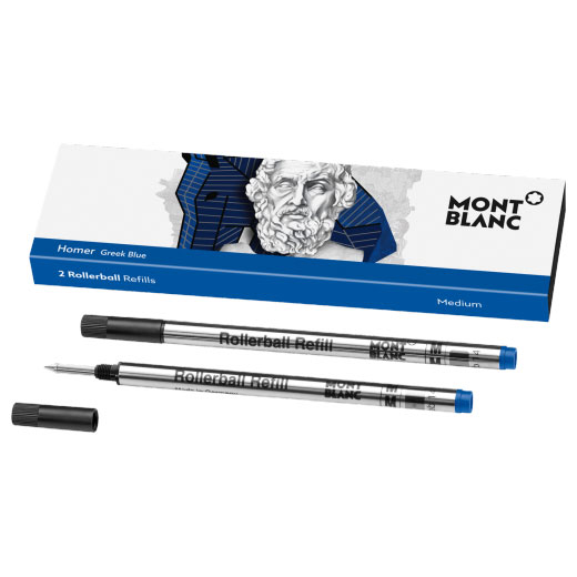 Writers Edition Homer Greek Blue Rollerball Refills (M)