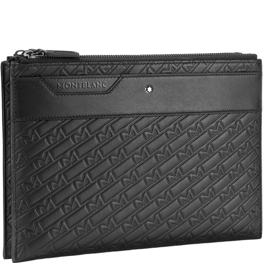 4810 M_Gram Black Clutch with 2 Compartments