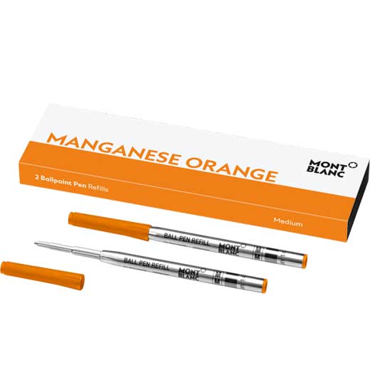 Manganese Orange Ballpoint Refills (M)
