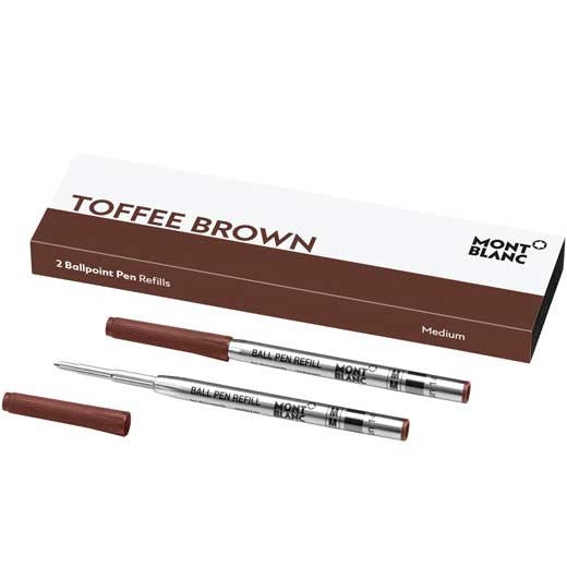 Toffee Brown Ballpoint Refills (M)