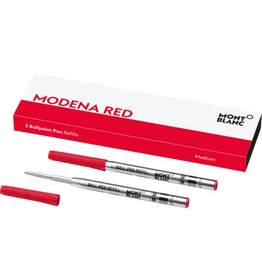 Modena Red Ballpoint Refills (M)