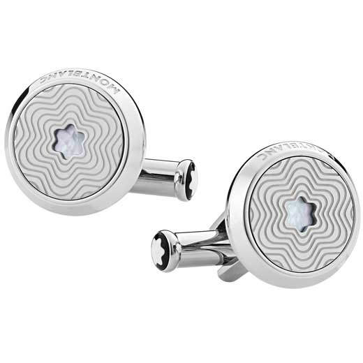 Star Mother of Pearl Inlay Cufflinks