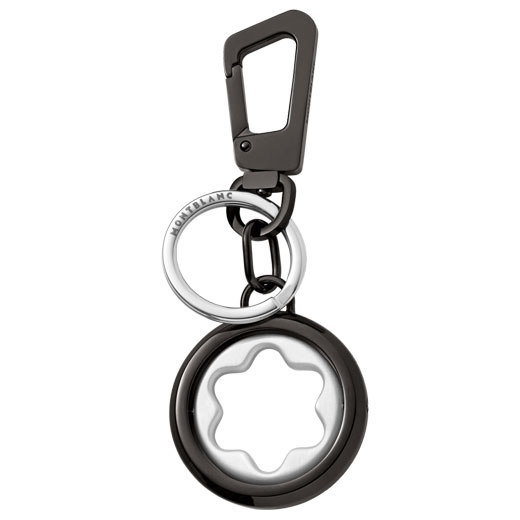 Spinning Emblem Meisterstück Ruthenium Key Fob