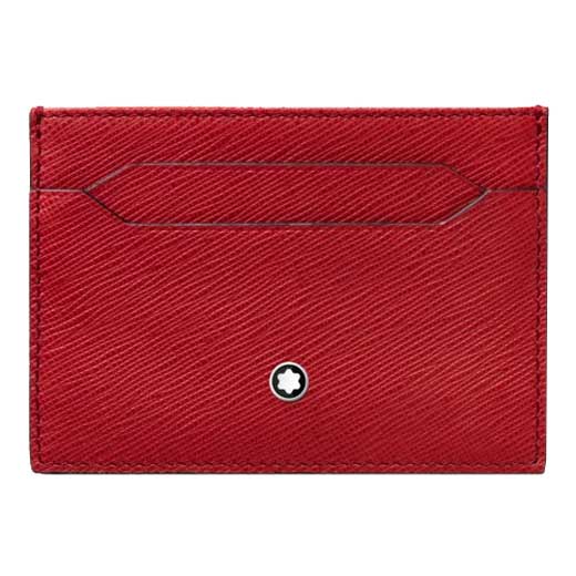 Sartorial Red Leather Card Holder 5CC