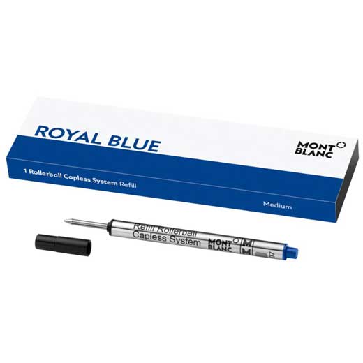 Royal Blue Capless Rollerball Refill (M) 