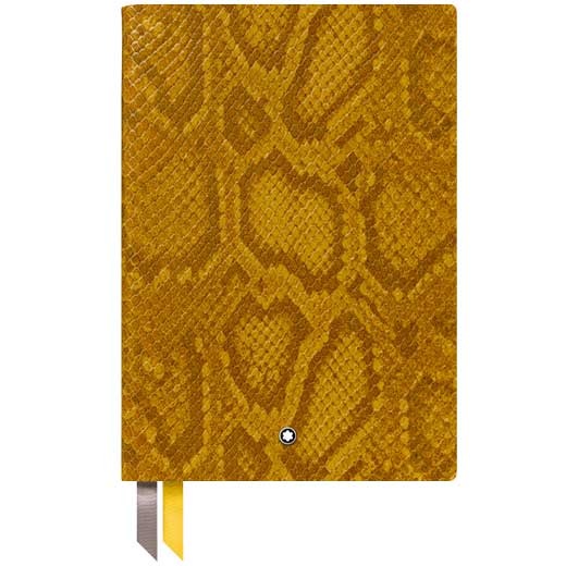 Saffron Mock Python Print #146 Fine Stationery Lined Notebook