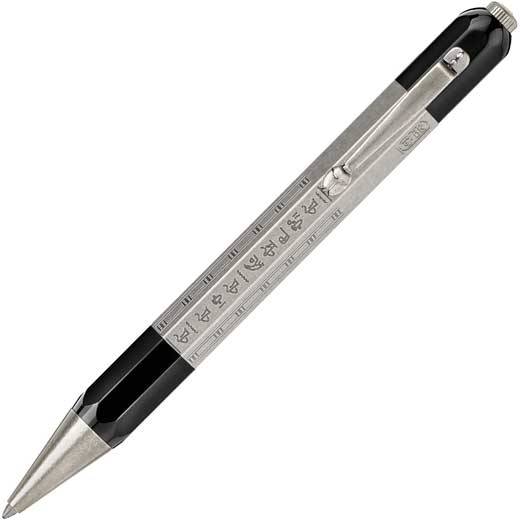 Heritage Egyptomania Doué Silver Ballpoint Pen