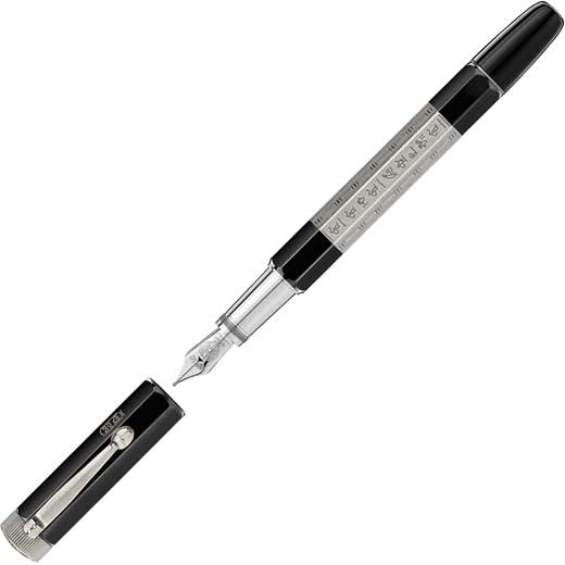 Heritage Egyptomania Doué Silver Fountain Pen