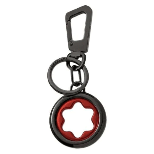 Meisterstück Black Key Fob With Red Spinning Emblem