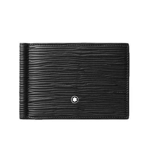 Meisterstück 4810 Black Leather Wallet with Money Clip 6CC