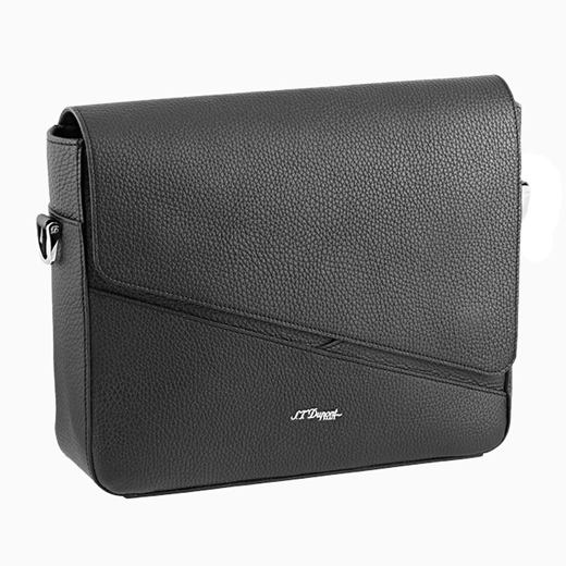 Neo Capsule Grained Leather Messenger Bag