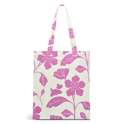 New Beginnings Pink & Natural Shopper Bag