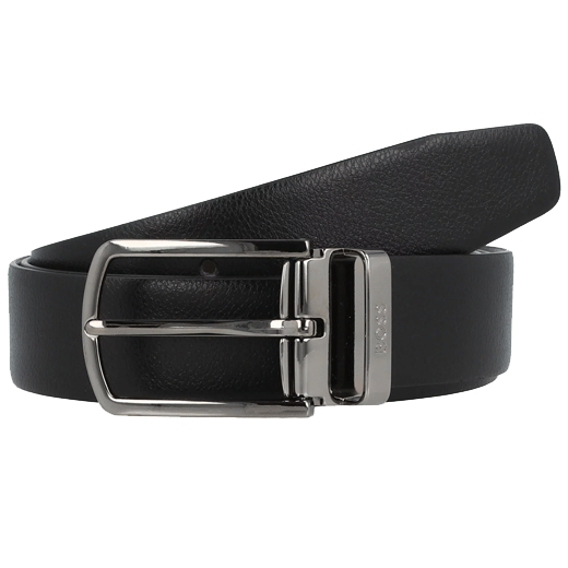 Ofisy Reversible Leather Belt With Gunmetal Buckle