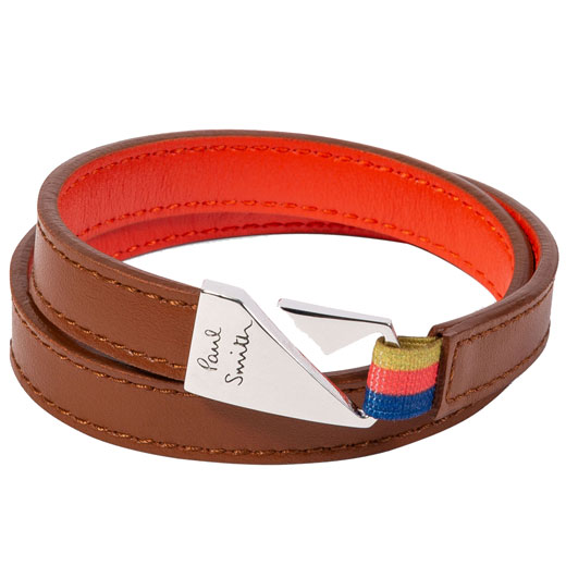 Brown Leather Hook Bracelet