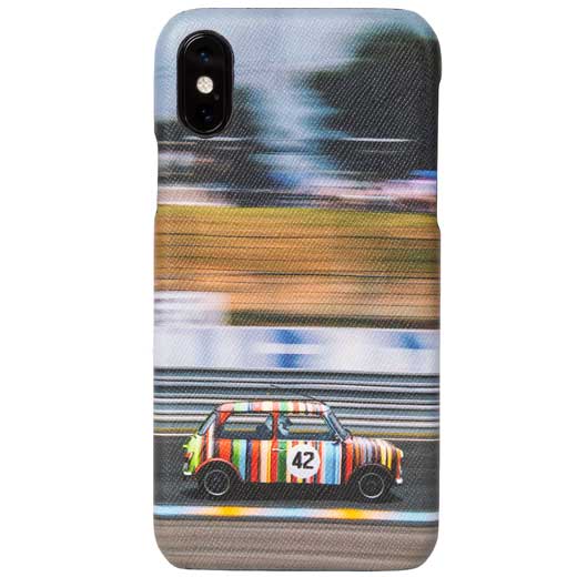 Racing Mini Print iPhone X Case