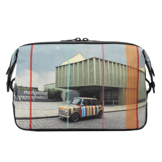 Men's 'Nottingham Mini' Print Wash Bag