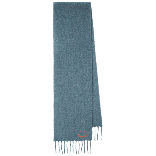 Women's 'Happy' Alpaca-Blend Slate Grey Scarf