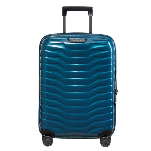 Proxis Spinner Expandable Petrol Blue Carry On Case, 55 cm