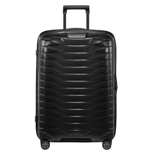 Proxis Black Spinner Suitcase, 69 cm