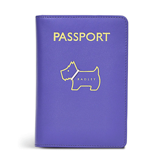 Heritage Dog Outline Purple Passport Cover