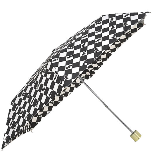 Black Checkerboard Umbrella