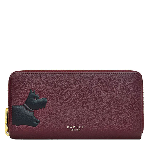 Stamp Dark Red Matinee Purse