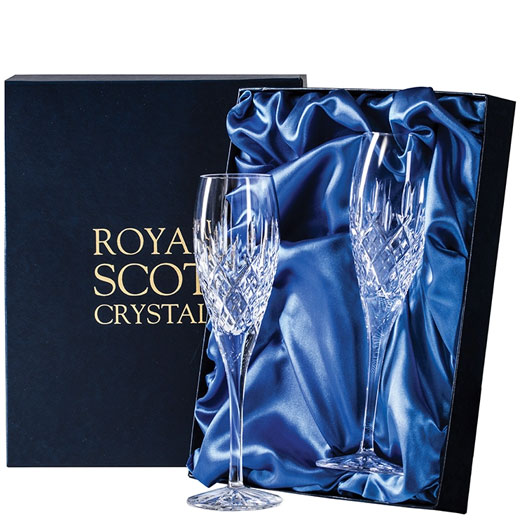 London 2 x 18cl Champagne Flutes