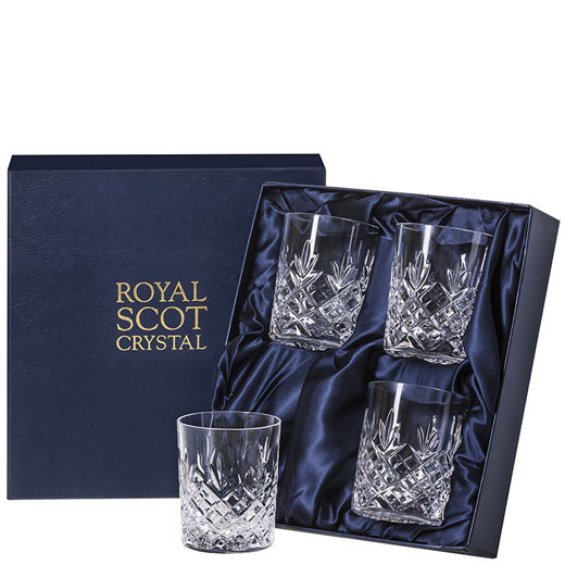 Edinburgh 4 x 21cl Whisky Tumblers