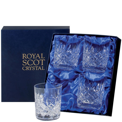 London 4 x 21cl Small Whisky Tumblers