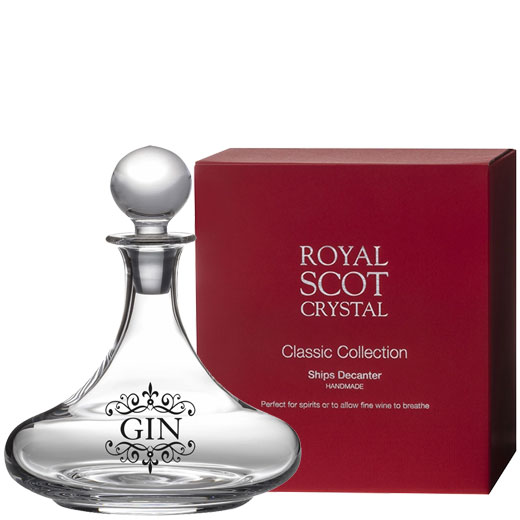 Classic Collection 75cl 'GIN' Ships Decanter