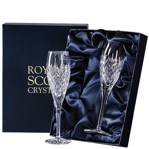 Edinburgh 2 x 18cl Champagne Flutes