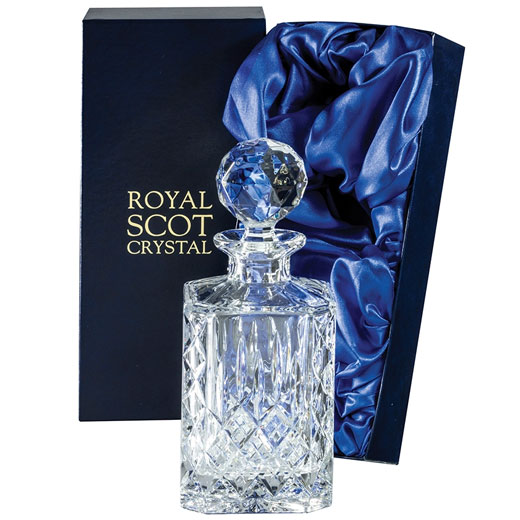 London 80cl Square Spirit Decanter