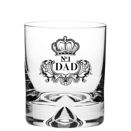 Dimple Base 'No.1 Dad' Engraved Large Tumbler