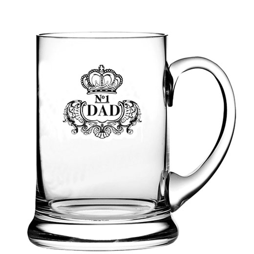St Andrews 'No.1 Dad' Engraved Real Ale Tankard
