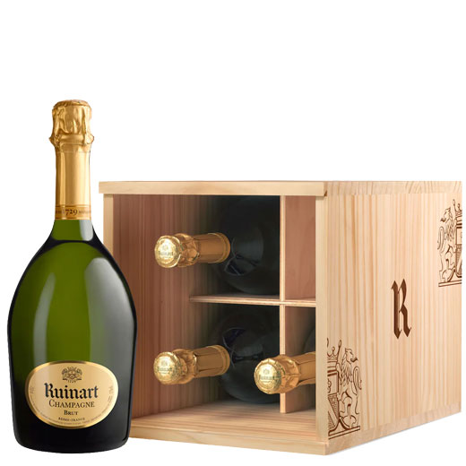 R de Ruinart Brut 4 x 75cl Cellar Case