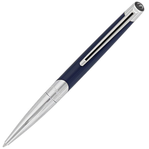 Blue & Silver Défi Millenium Ballpoint Pen