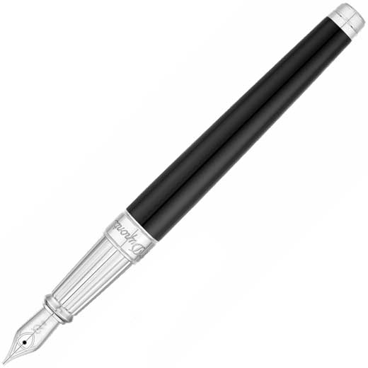 Line D Black & Palladium Large Fountain Pen