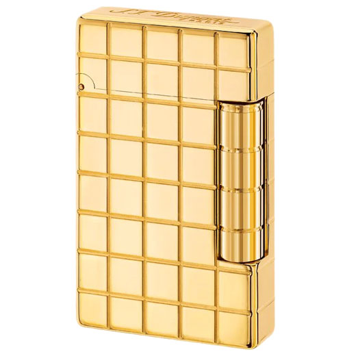 Golden Bronze Initial Quadri Lighter