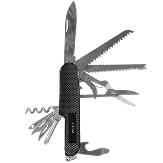 Stainless Steel Black Penknife Multi-Tool