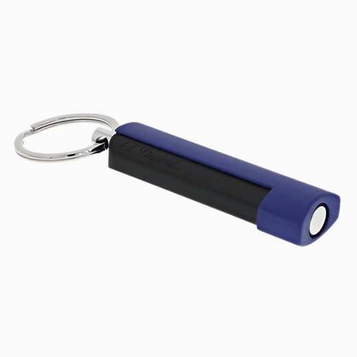 Matte Ocean Blue Cigar Cutter Keyring