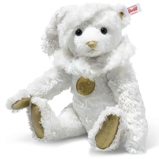 Teddies for Tomorrow White Christmas Teddy Bear